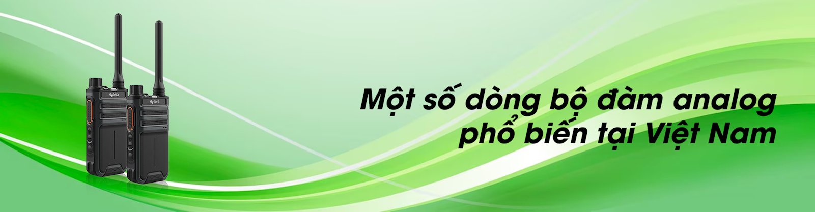 Một số dòng bộ đàm analog phổ biến tại Việt Nam